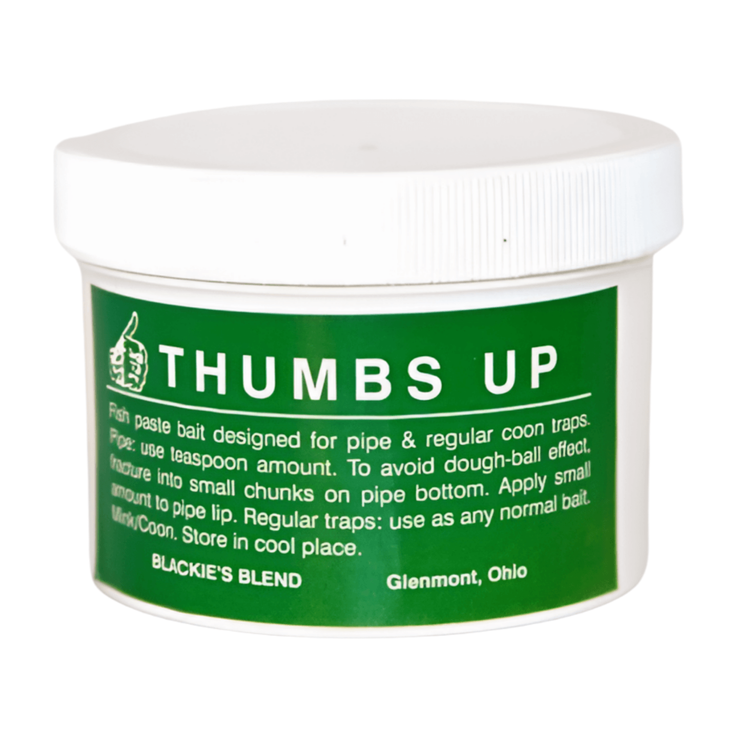 Thumbs Up Blackie's Baits (8 oz) IronTrail Trapline Supply, LLC