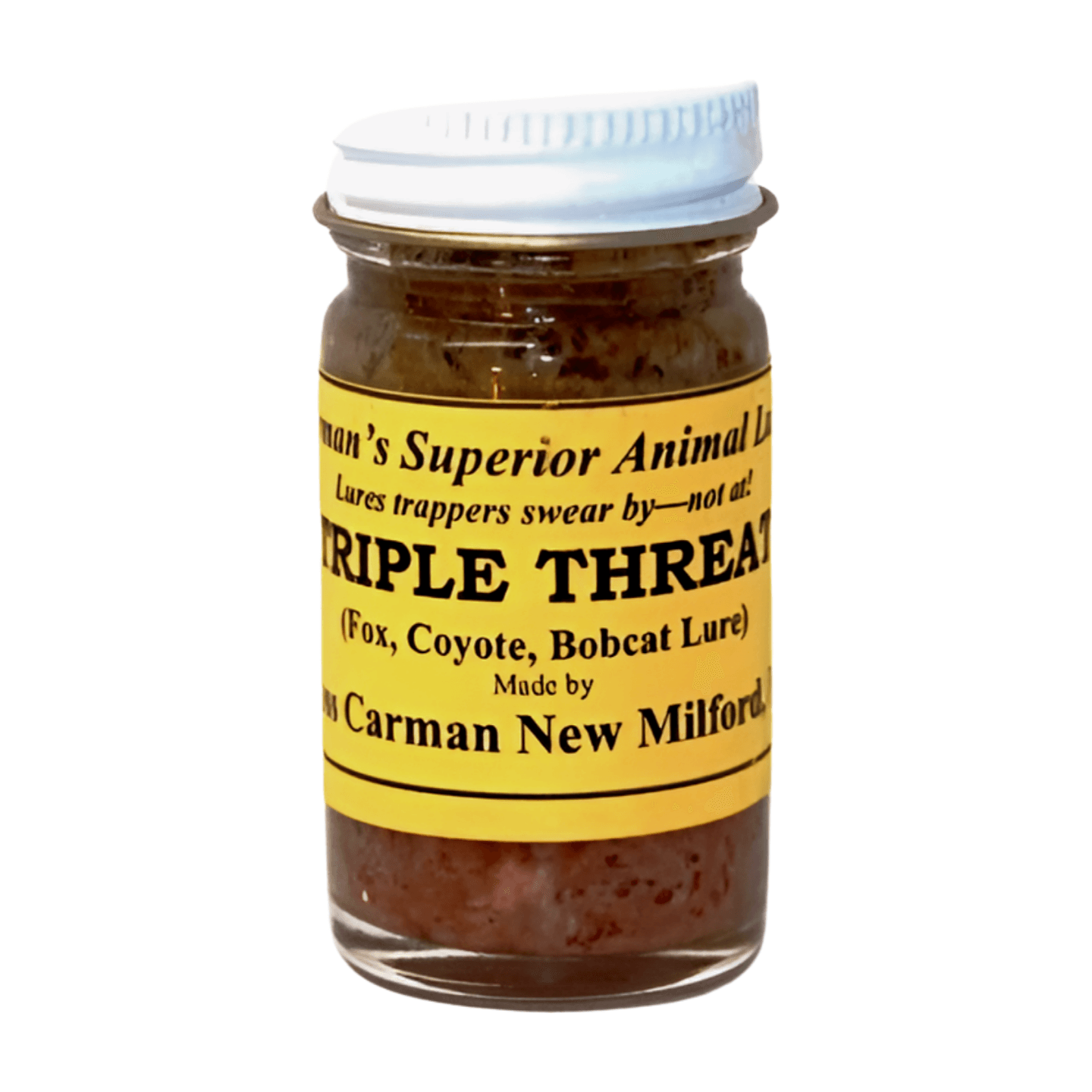 Carmans Triple Threat Lure – 1 Oz Trapping Bait For Fox, Coyote, Bobcat – Made In USA