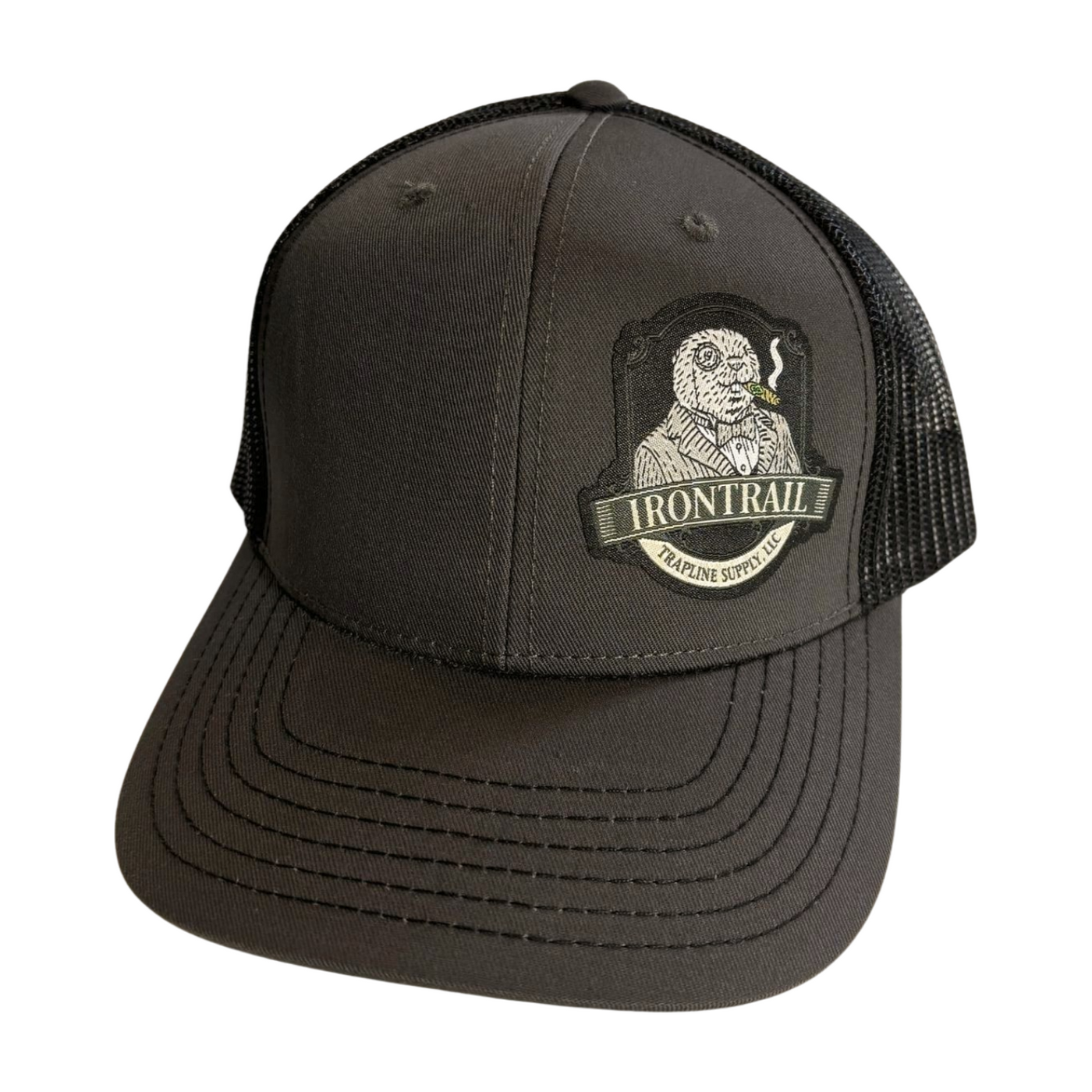 IronTrail Beaver Trucker Hat - Gray/Black