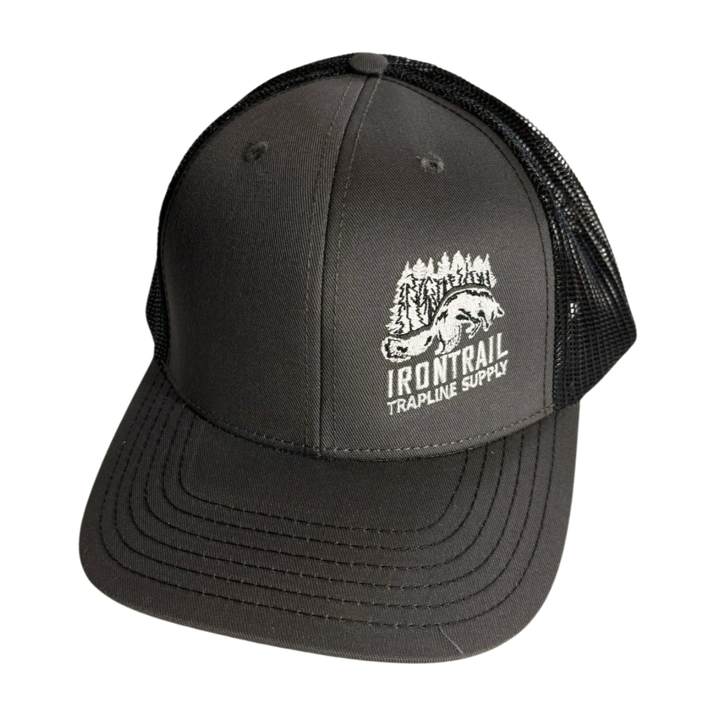 IronTrail Fox Trucker Hat - Gray/Black