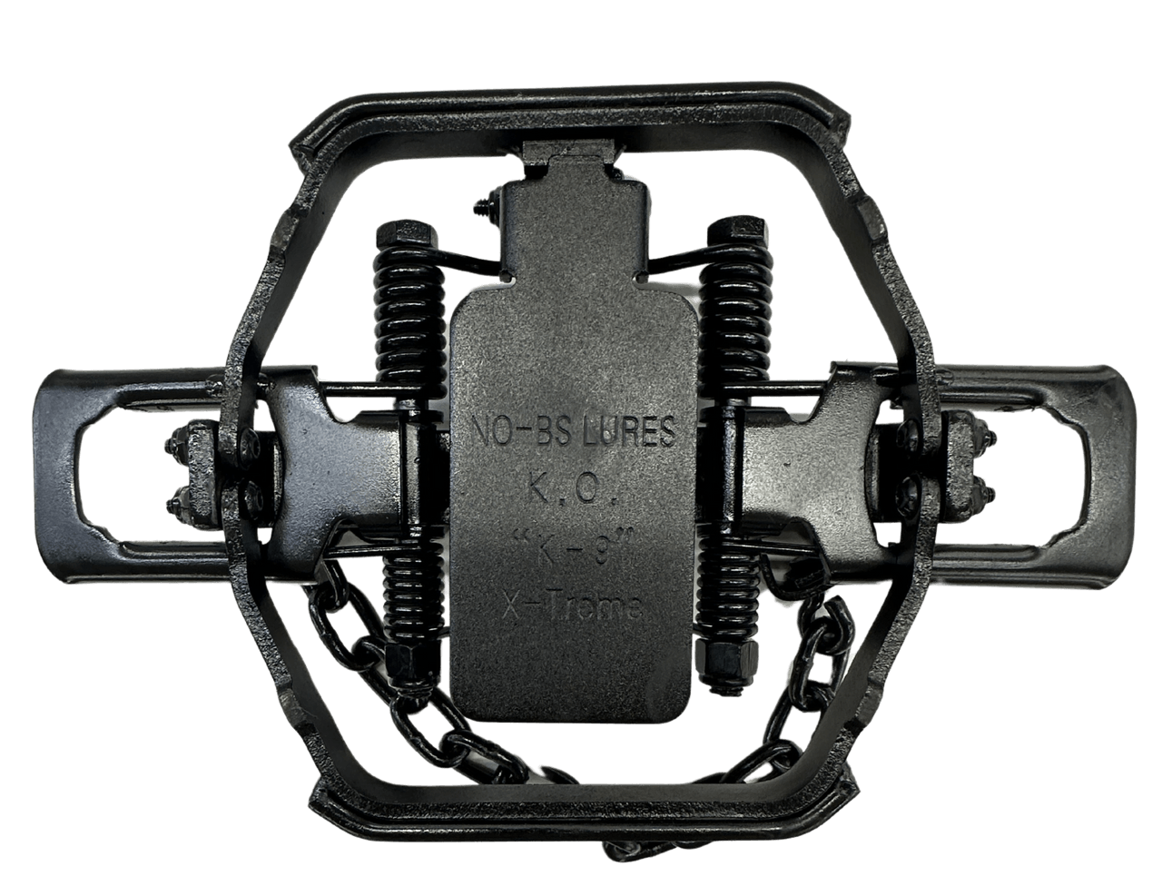 NO-BS K-9 X-Treme Junior Coil Spring Trap - Offset - Laminated - 4 Coiled