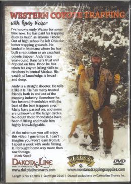 Western Coyote Trapping - Andy Weiser - DVD