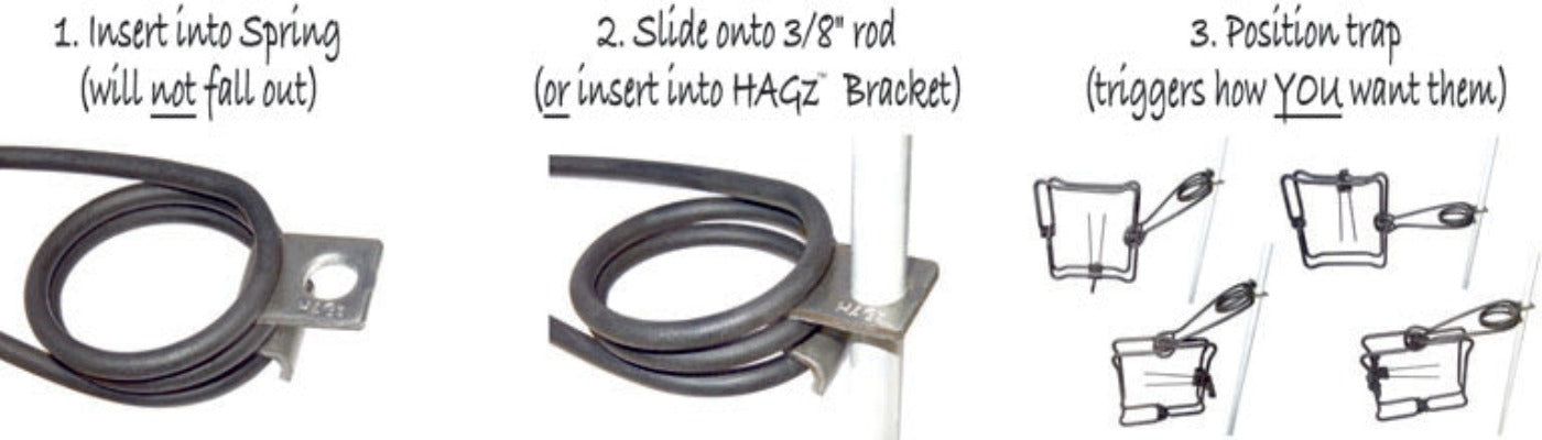 HAGz Spring Clip for 110, 120, 160 - Dozen