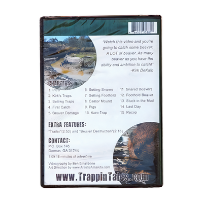 Catching the Numbers - Beaver Trapping -  Kirk DeKalb - DVD