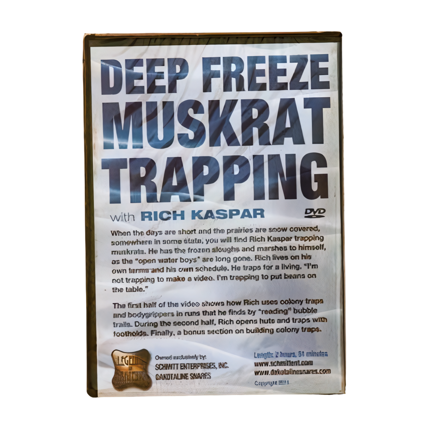 Deep Freeze Muskrat Trapping - Rich Kaspar - DVD