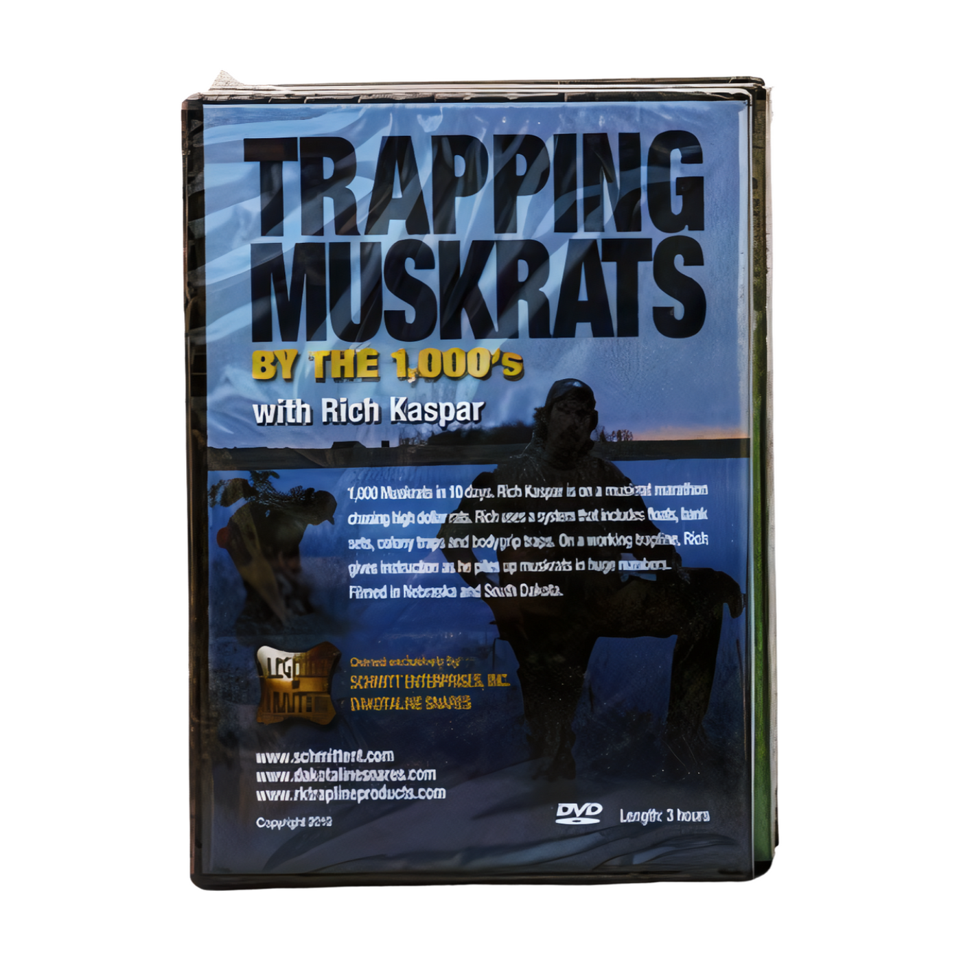 Trapping Muskrats by the 1,000's - Rich Kaspar - DVD